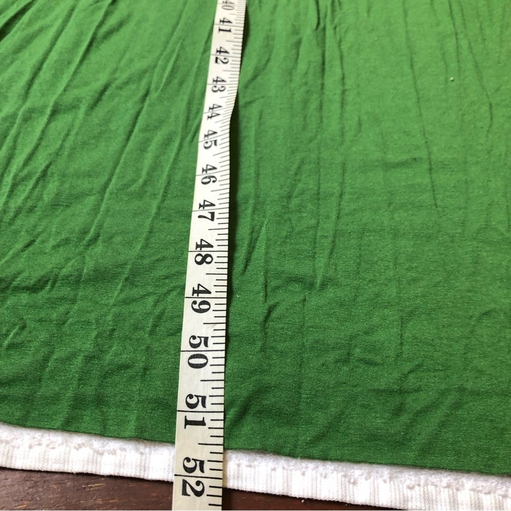 Max Studio Green Maxi Halter Strap Dress SZ L. Viscose/ spandex - Picture 16 of 16